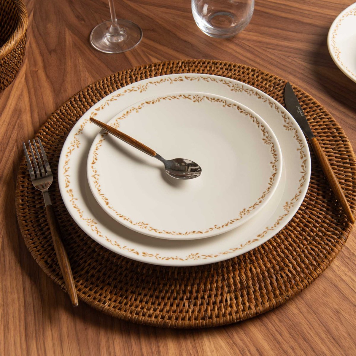 Plat ovale Ophélia 24 cm x 17 cm blanc, TABLE PASSION