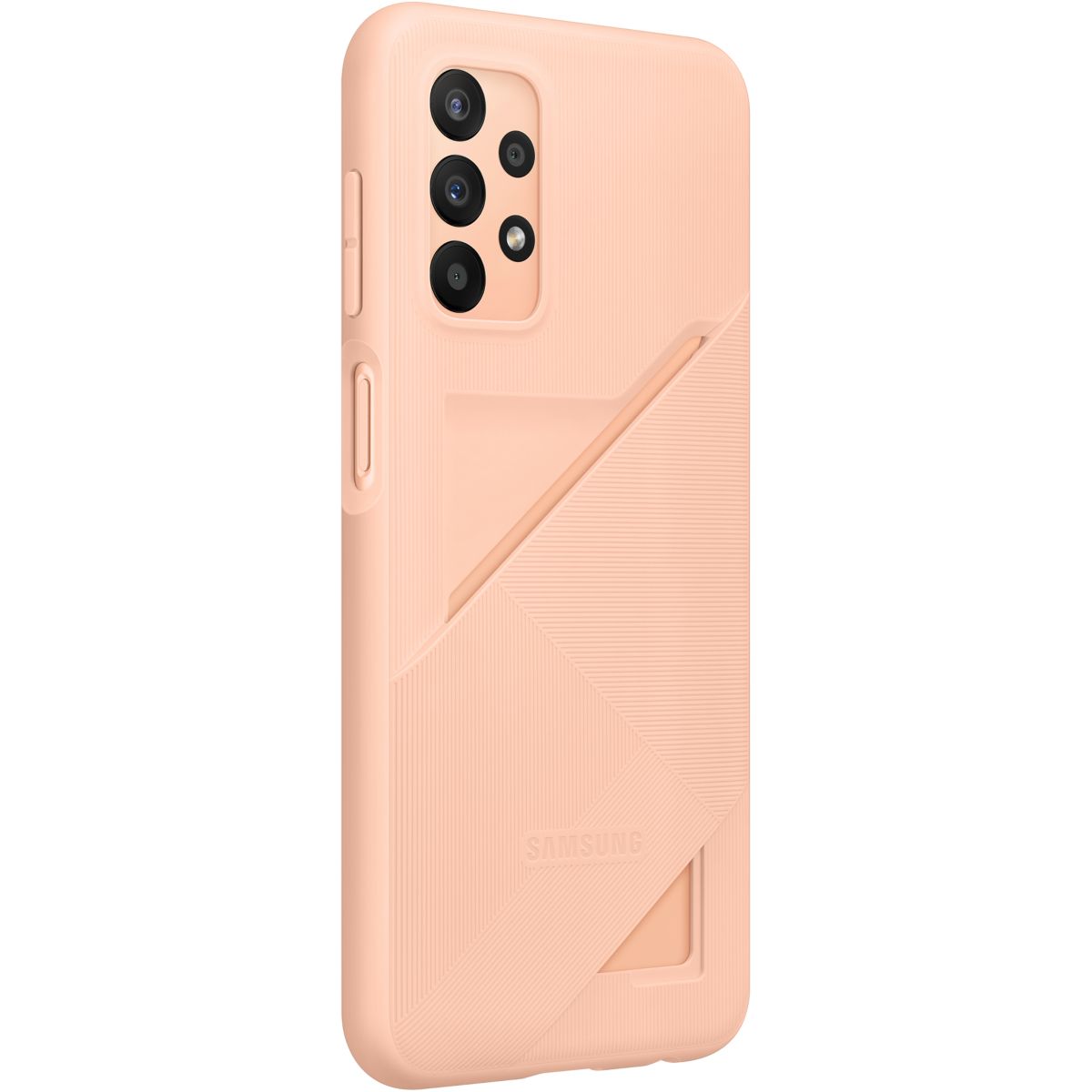 Coque A23 5G Porte-carte integre cuivre noir, SAMSUNG