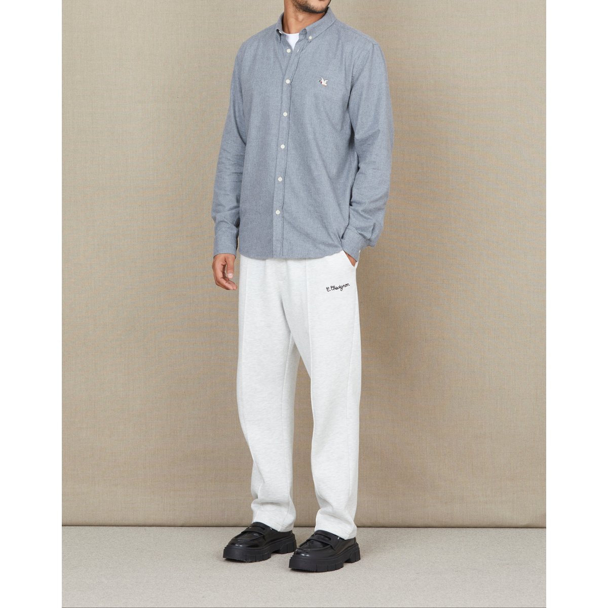 Chemise en coton PARIS gris, CHEVIGNON