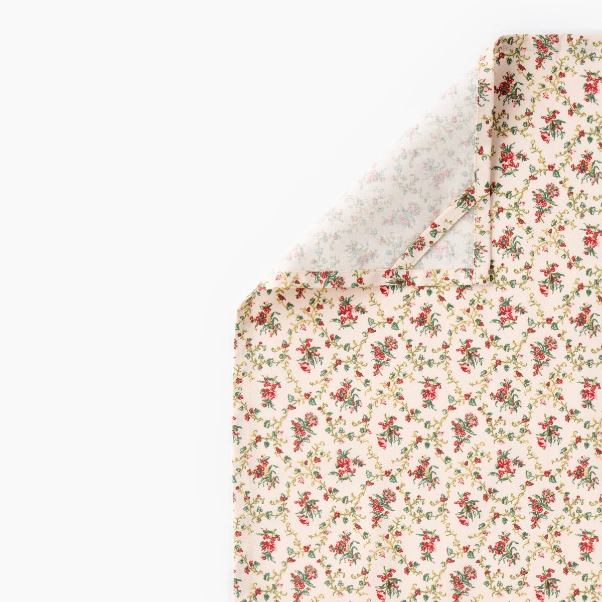 Torchon imprimé toile de Jouy, 50x70cm 100% coton recyclé off white, MONOPRIX