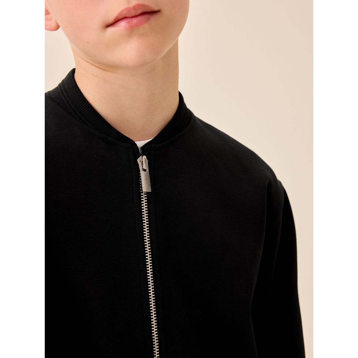 Blouson bomber élégant black interlock, NEXT