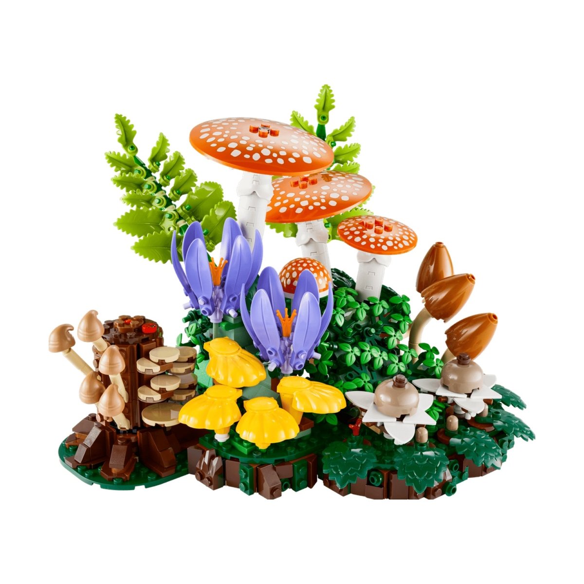 Botanicals Les champignons des bois multicolore, LEGO