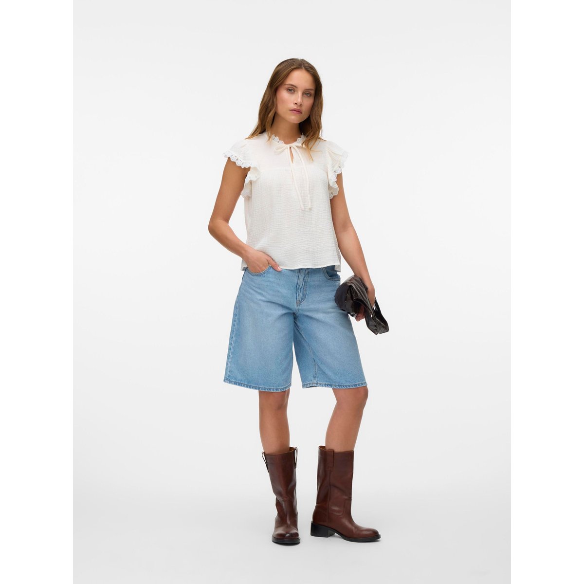 Top snow white, VERO MODA
