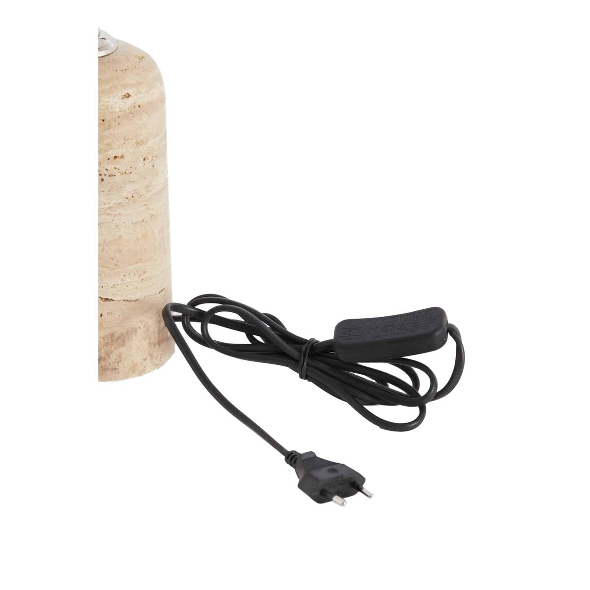 Base De La Lampe Ciment MALAKAI sable, LIGHT & LIVING