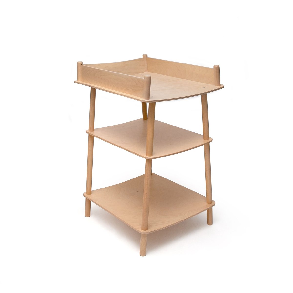 Table à langer PAGO en hêtre couleur unique, CHARLIE CRANE