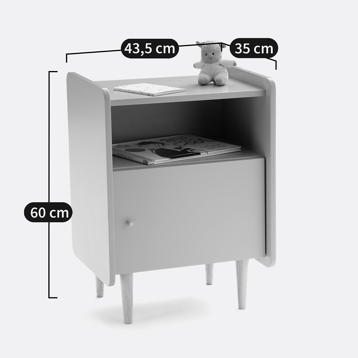Chevet enfant Zag blanc, LA REDOUTE INTERIEURS