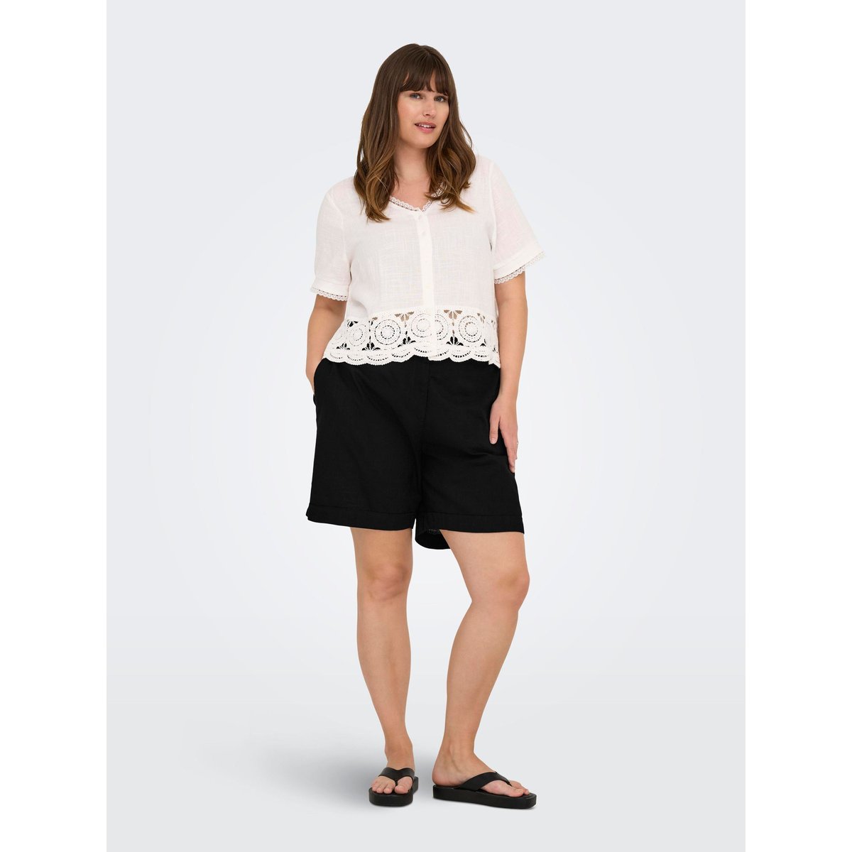 Short noire - black, ONLY CARMAKOMA
