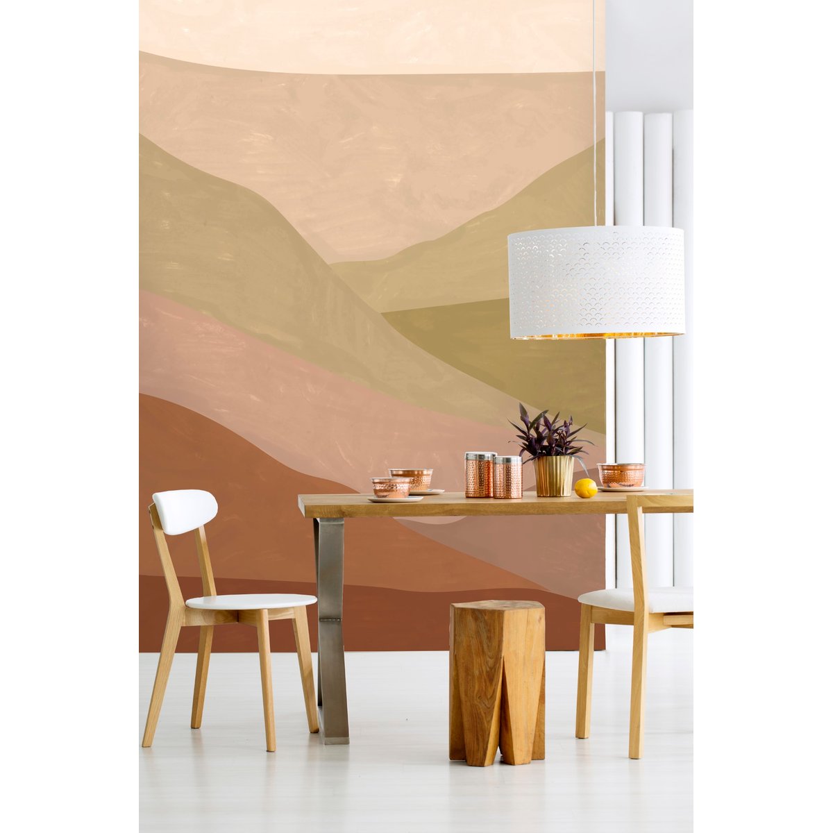 Papier peint panoramique Paysage de Dunes marron, ART FOR THE HOME