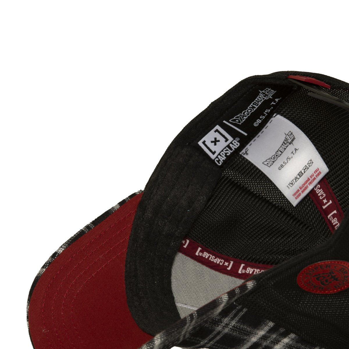 Casquette trucker Dragon Ball Super noir/blanc/rouge/gris, CAPSLAB