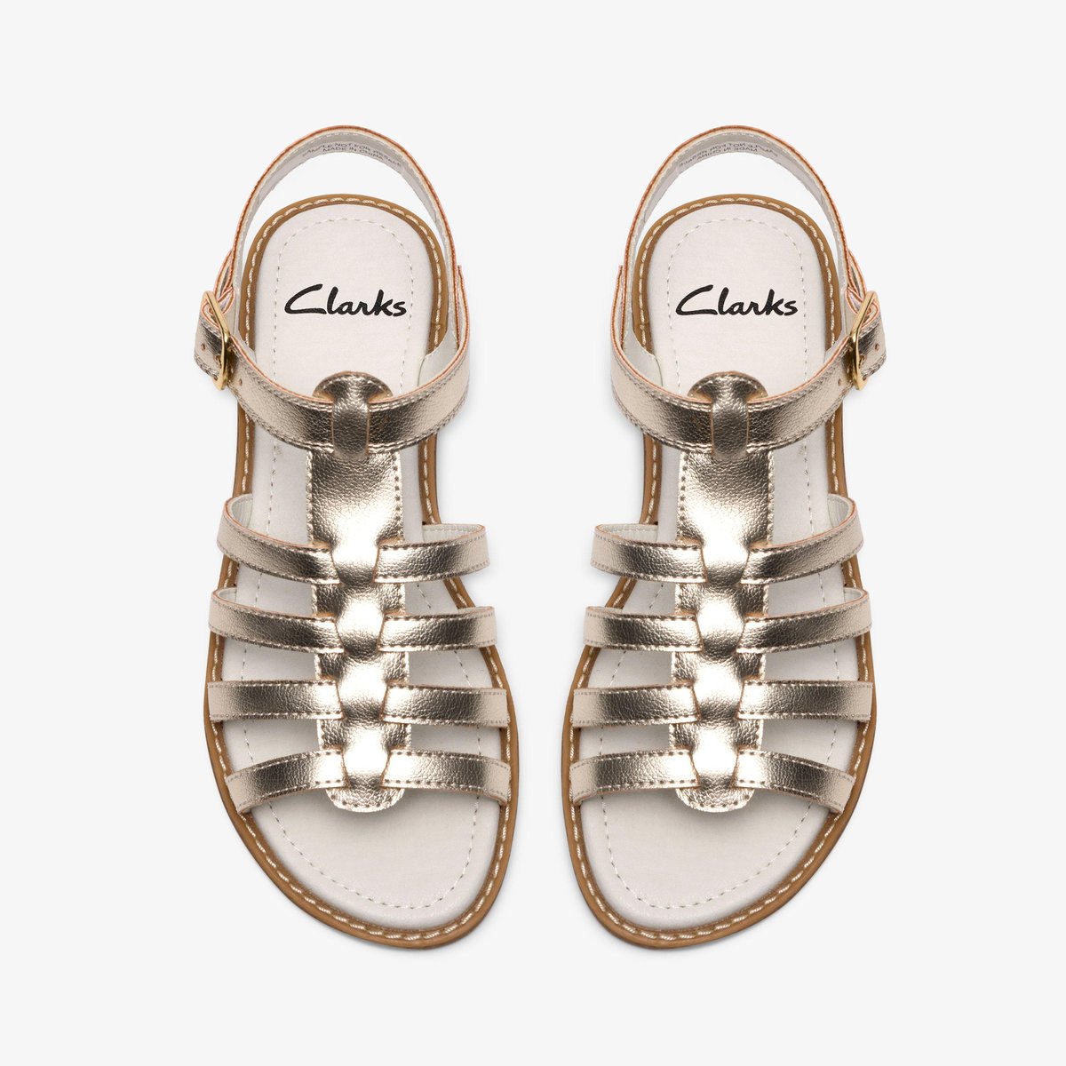 Sandales Synthétique LUANA HOPE K beige, CLARKS