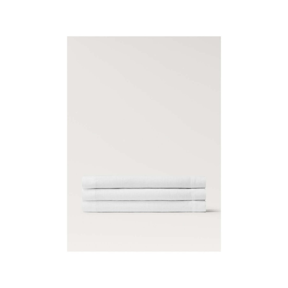 Chemin de table lin blanc, MANGO HOME