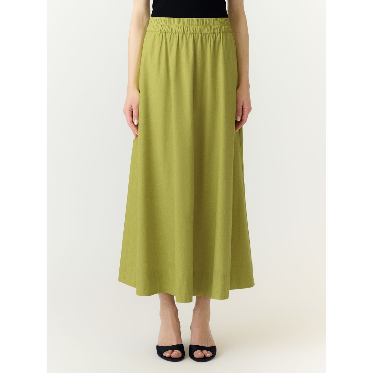 Jupe Longue vert - apple green1, YAS