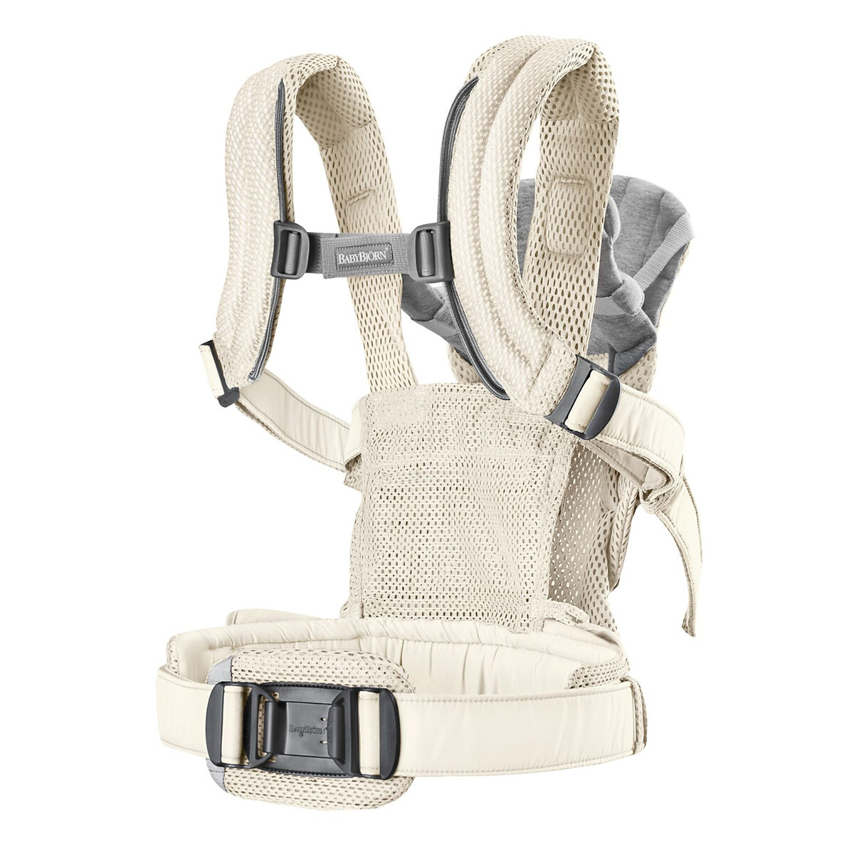 Porte bébé harmony mesh 3d blanc crème, BABYBJORN