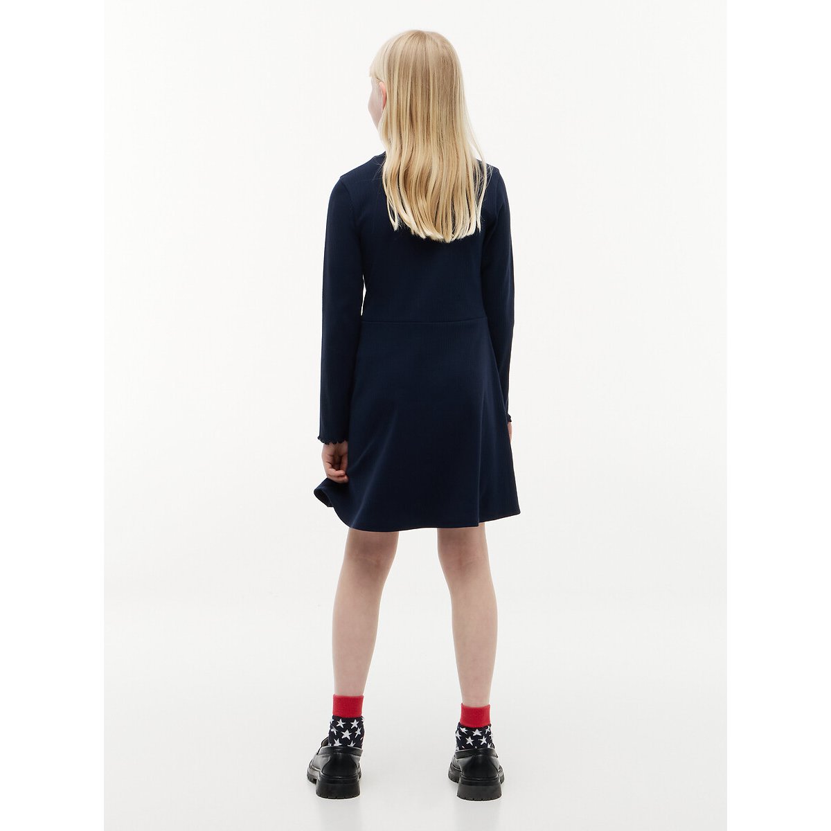 Robe manches longues bleu marine, TOMMY HILFIGER