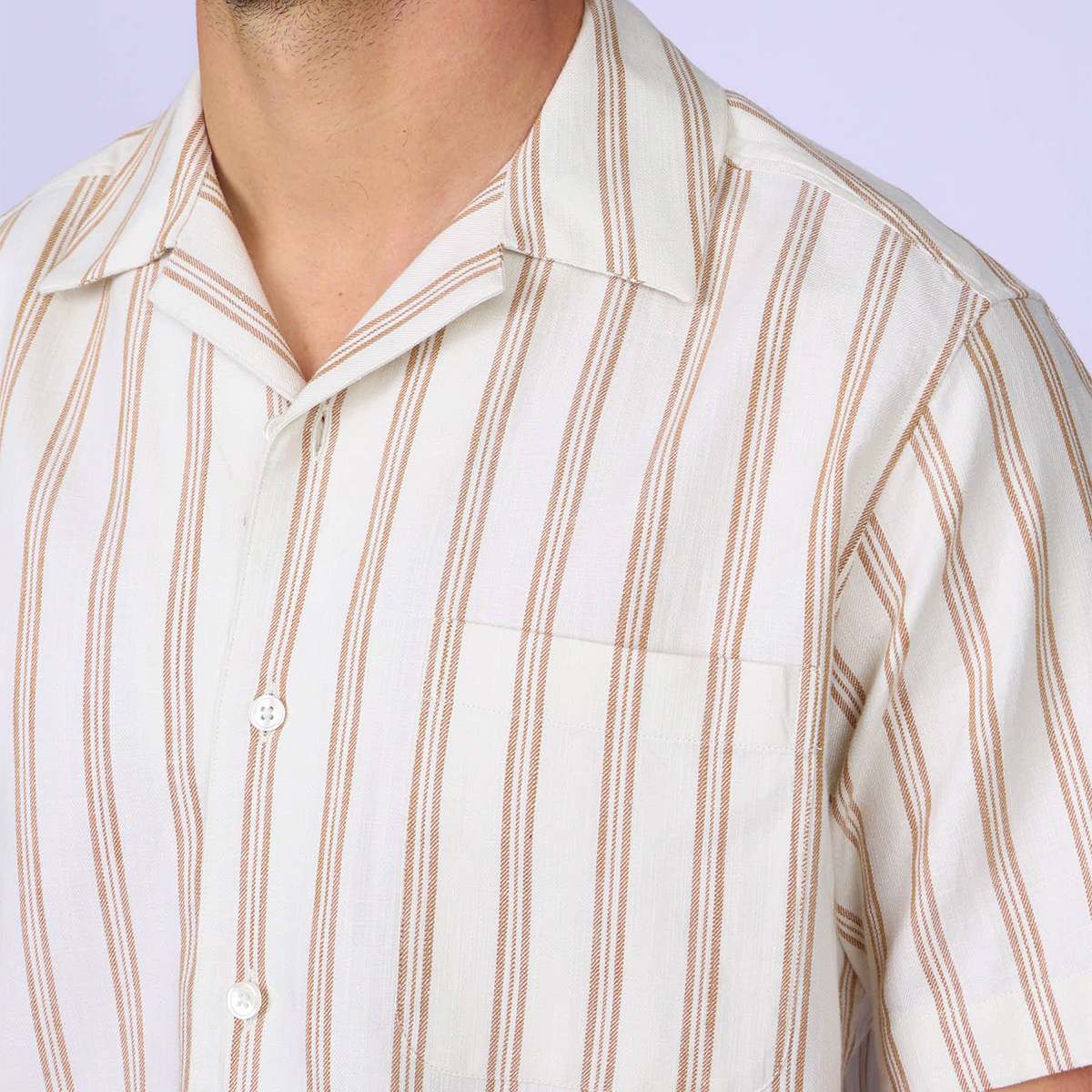 Chemise resort ecru, MISE AU GREEN