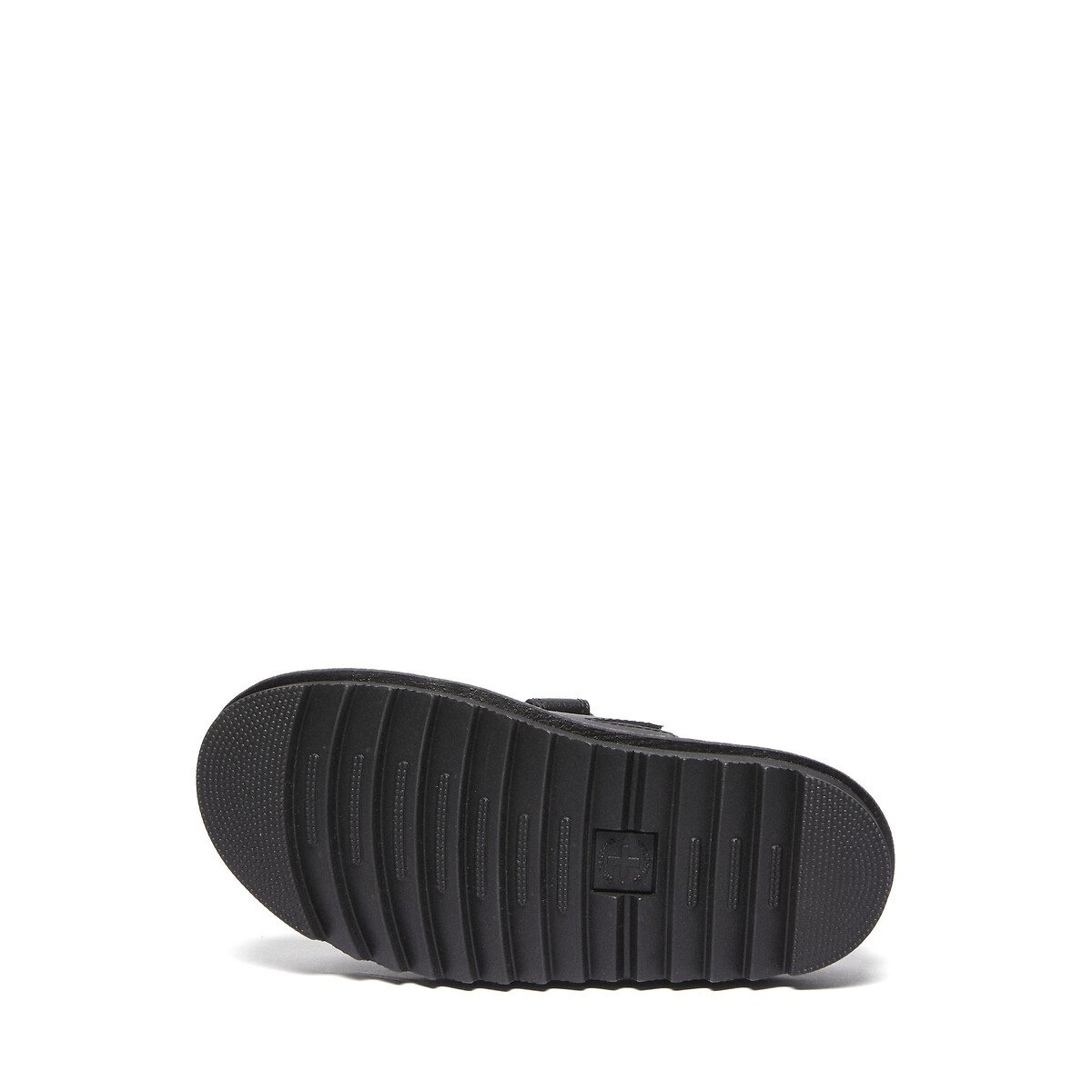 Mules Rain Slide in pelle Athena nero , DR. MARTENS
