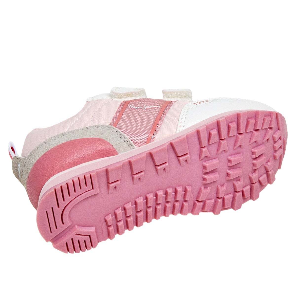 Baskets Running Avec Fermeture Velcro blanc cassé, PEPE JEANS