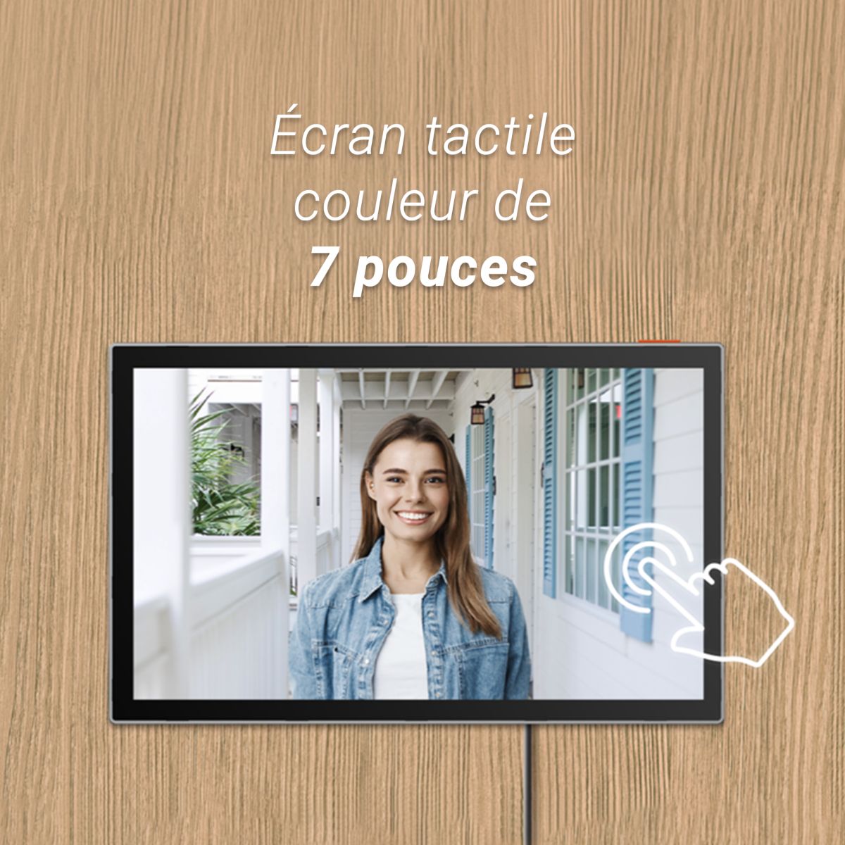 Sonnette connectée HP7 2K filaire couleur unique, EZVIZ