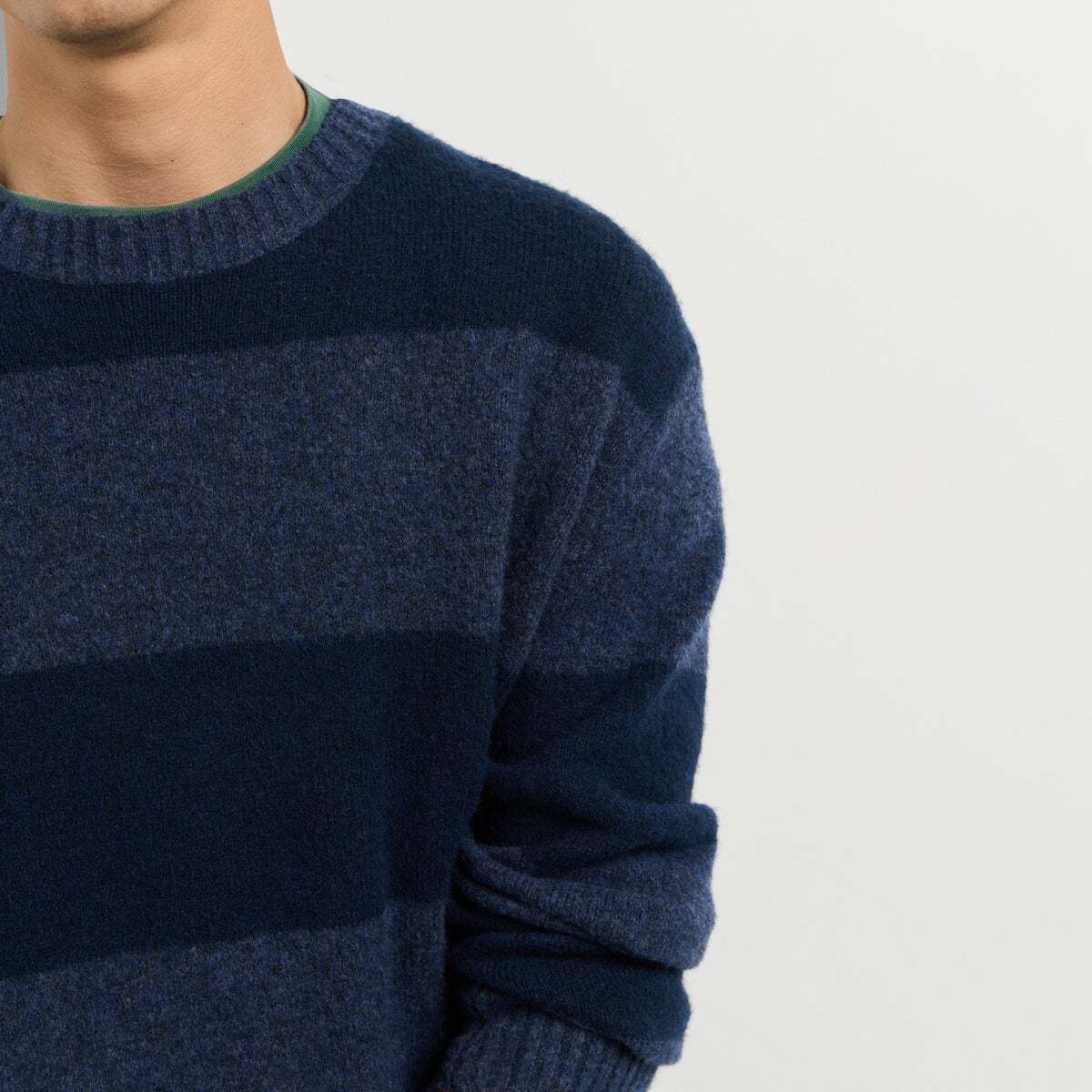 Pull Col Rond En Maille Coupe Casual bleu mer, PEPE JEANS