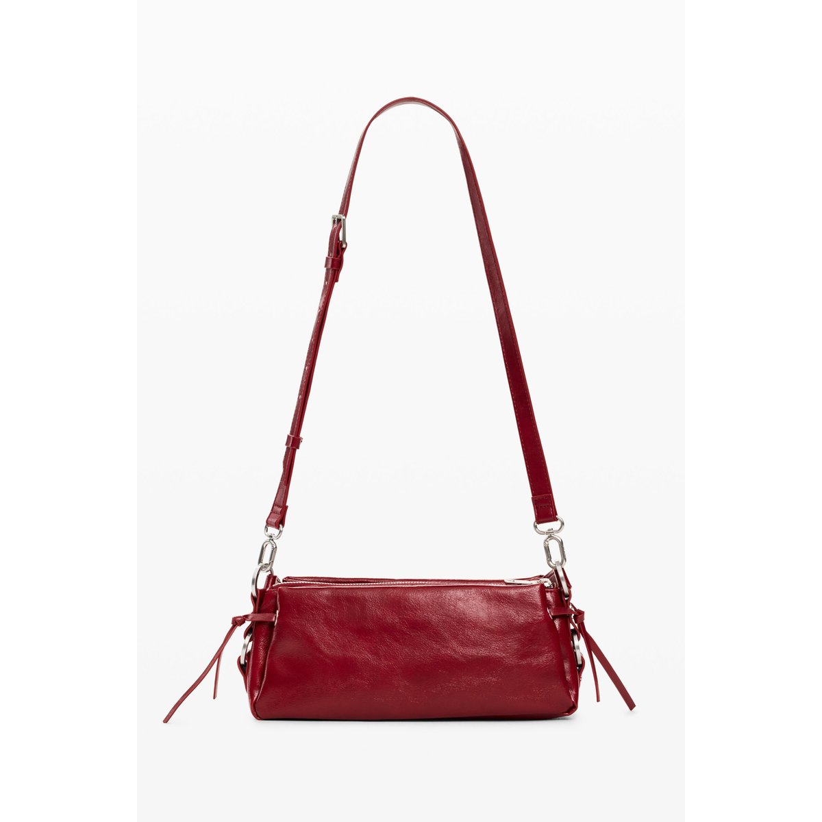 Petit sac effet cuir rouge, DESIGUAL