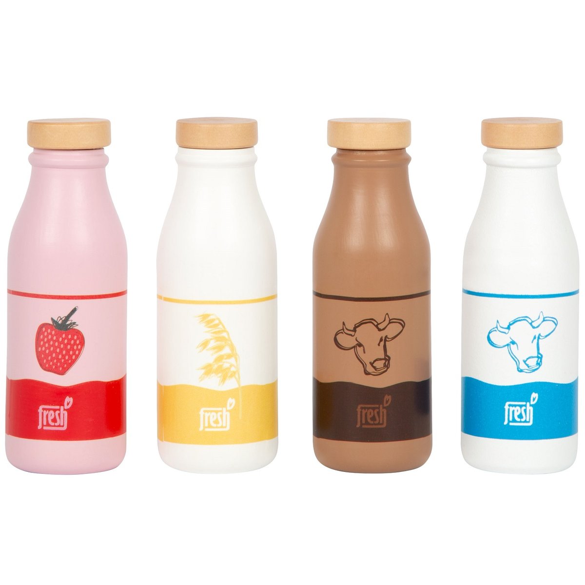 Caisse de boissons lactées beige, SMALL FOOT COMPANY