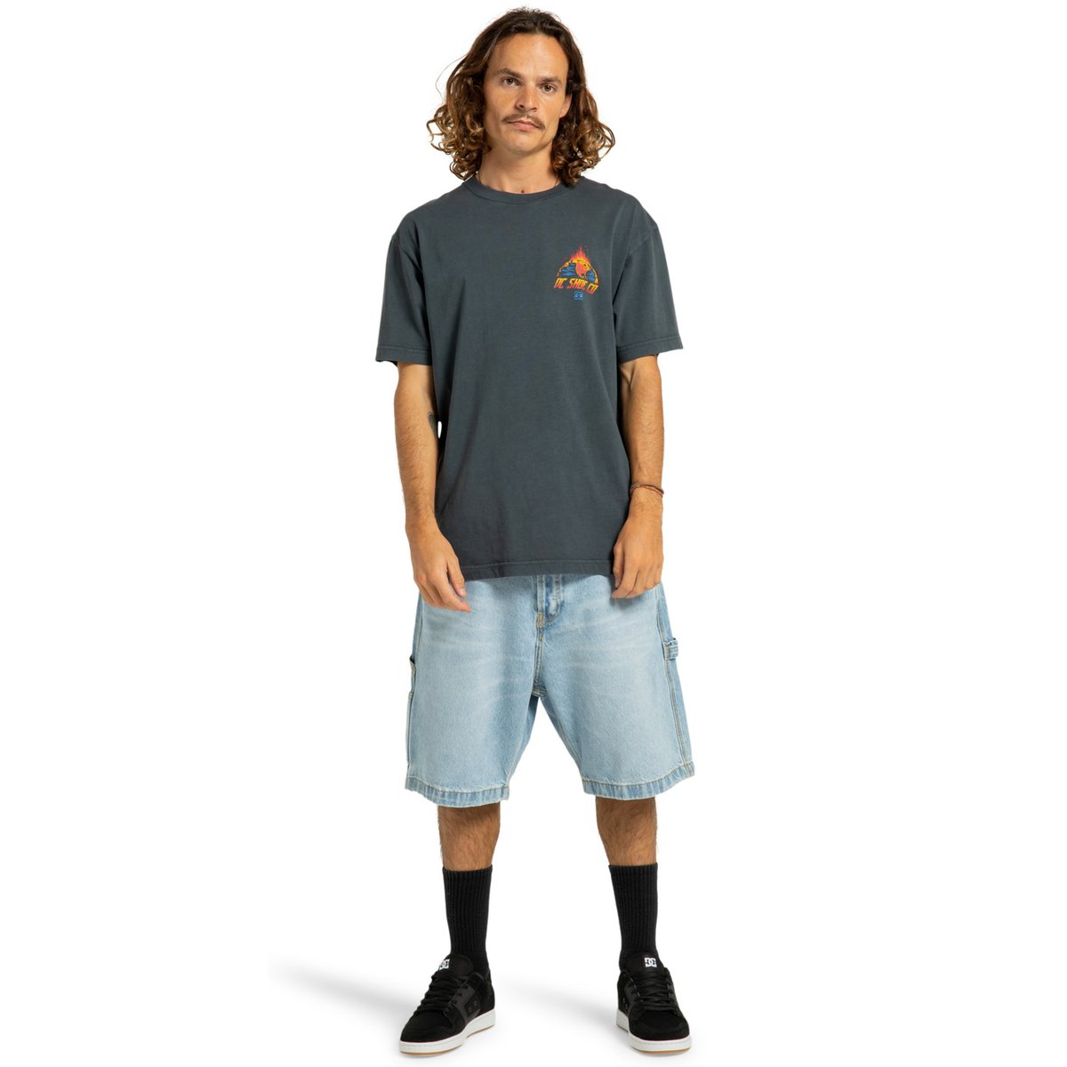 T-shirt à manches courtes FREE FALL. multi black acid, DC SHOES