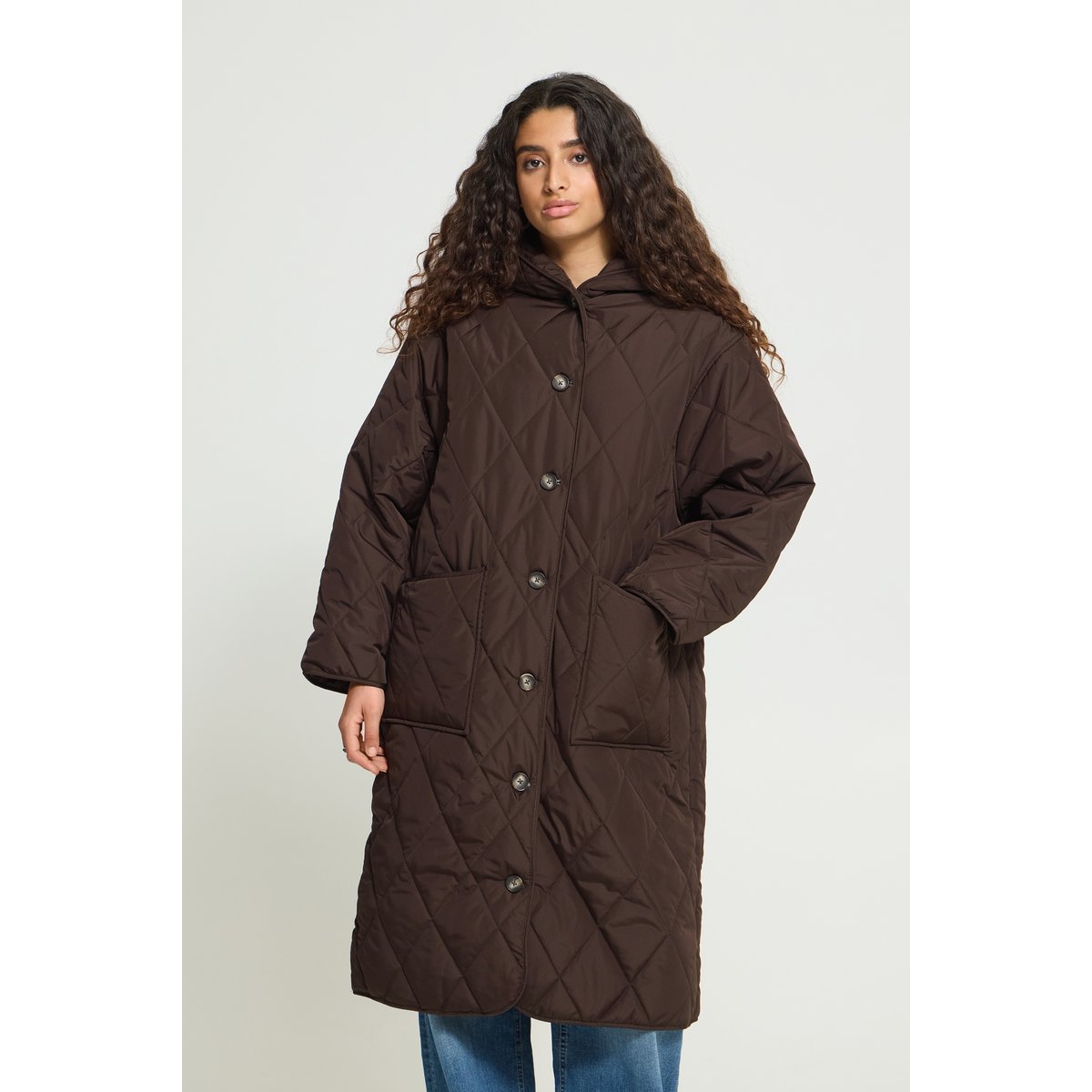 Veste d'extérieur marron molé, ICHI