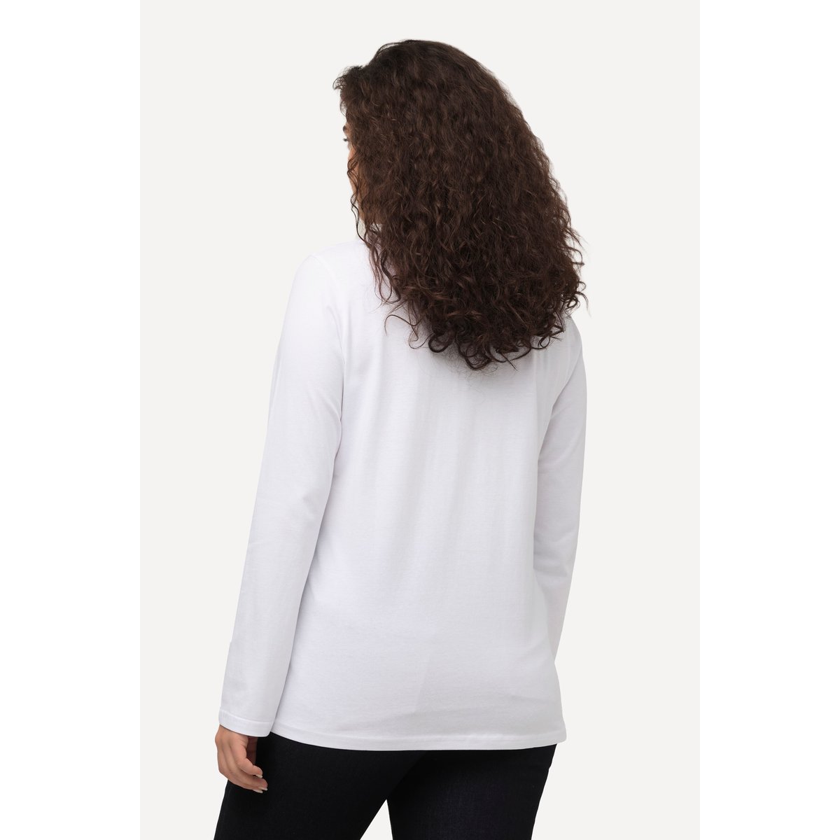 T-shirt Coupe Slim Fit blanc neige, ULLA POPKEN