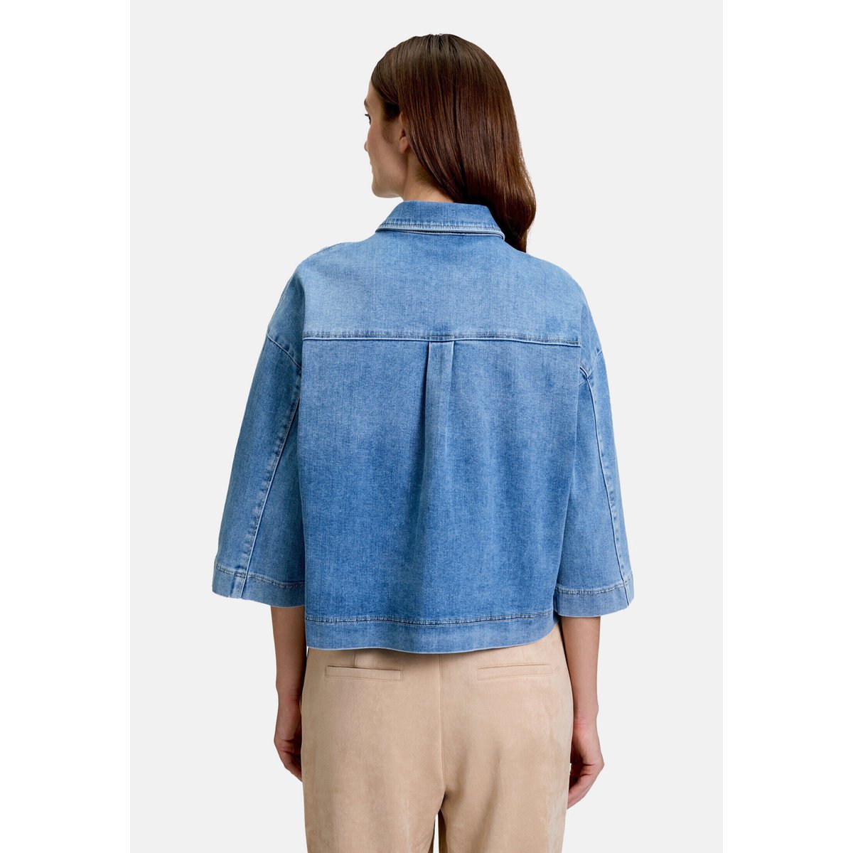 Veste en jean à perles light blue denim, BETTY & CO