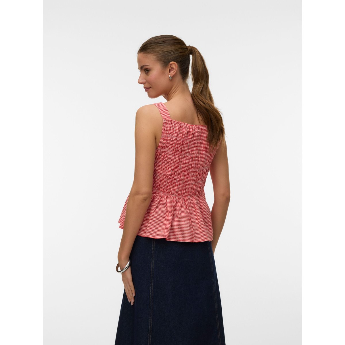 Top fiery red, VERO MODA