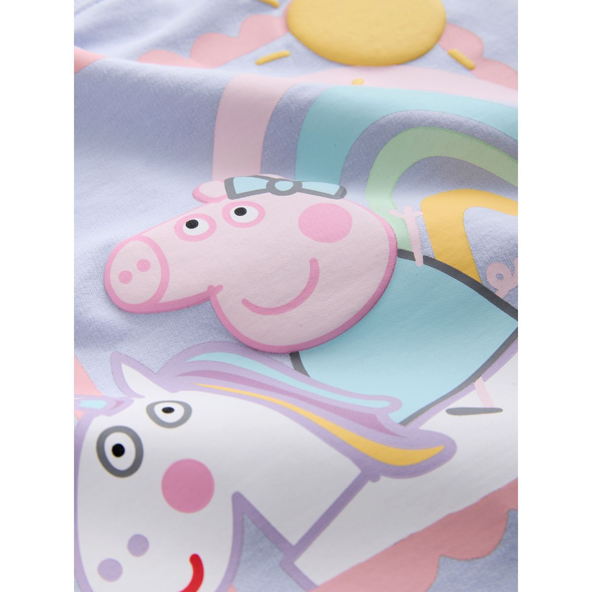 Haut à manches longues et bas évasé peppa pig arc-en-ciel, NEXT