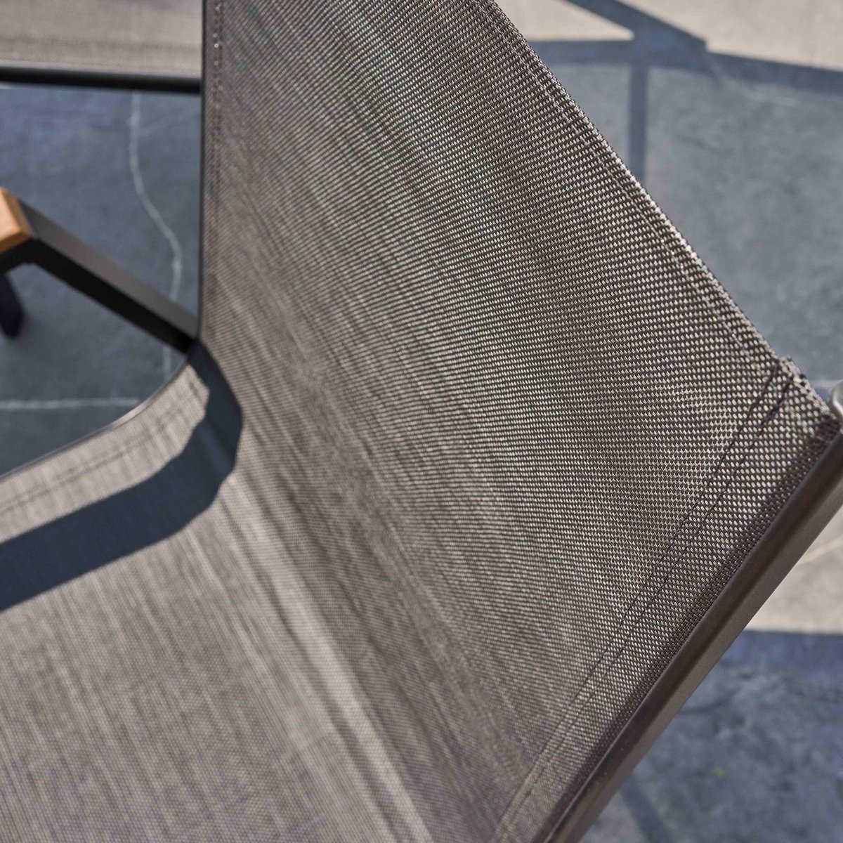 Lot de 2 fauteuils de jardin en aluminium et acacia, STELLA bois, OVIALA