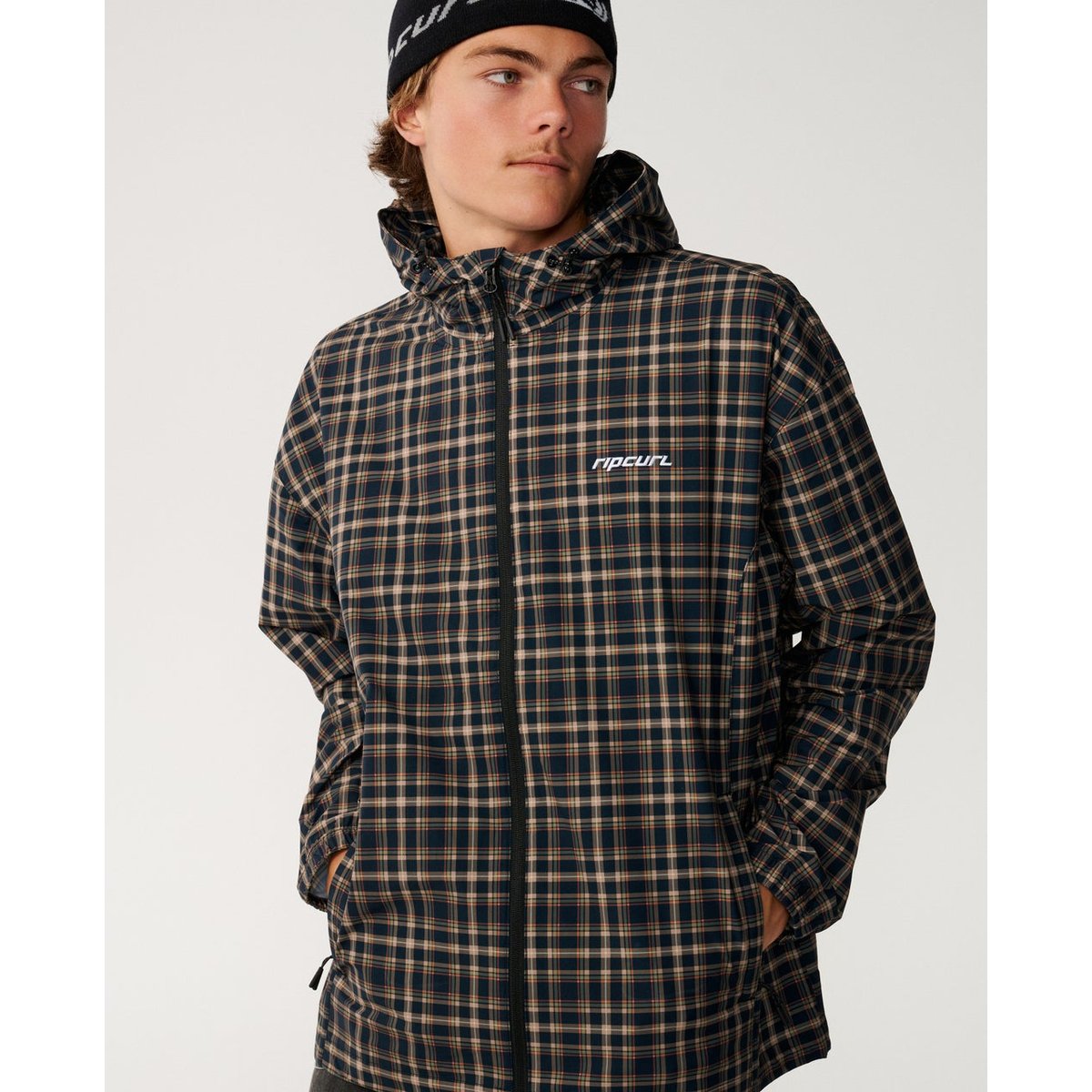 Veste ARCHIVE DWR Plaid dark navy, RIP CURL