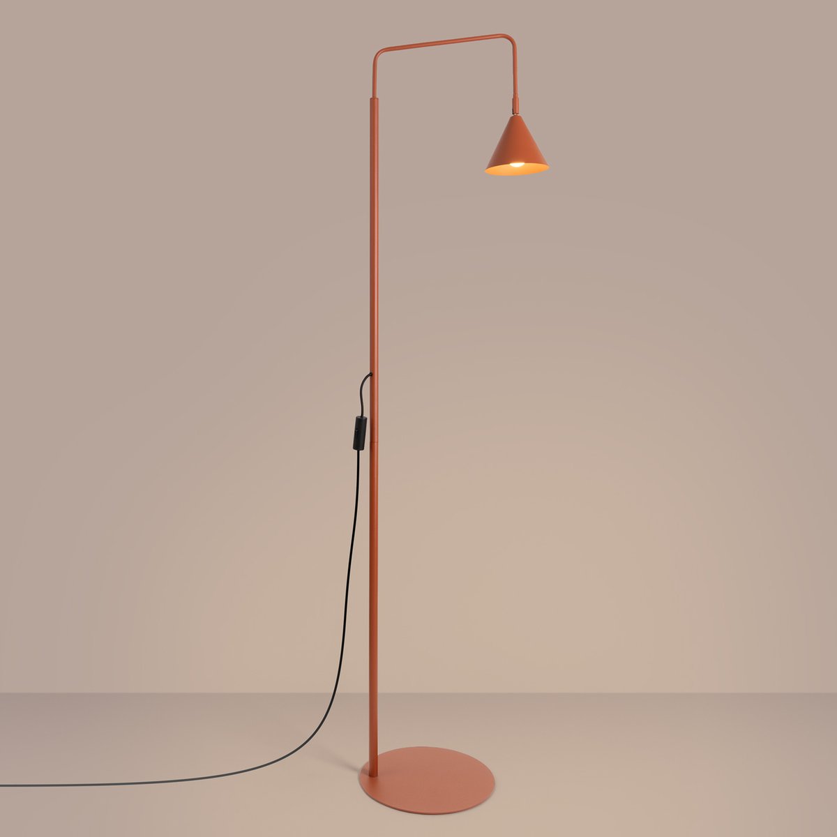 Lampadaire Ocre Rouge E14 1 NOX ocre rouge, EDEN