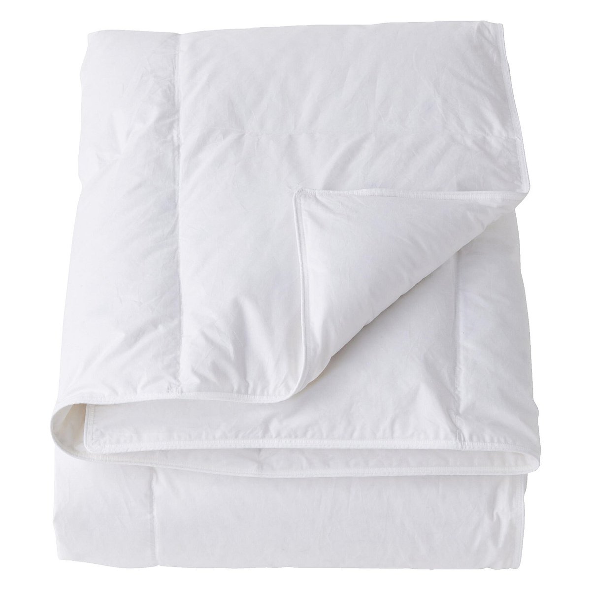 Couette tempérée en duvet et plumettes NATURELLE blanc, HABITAT