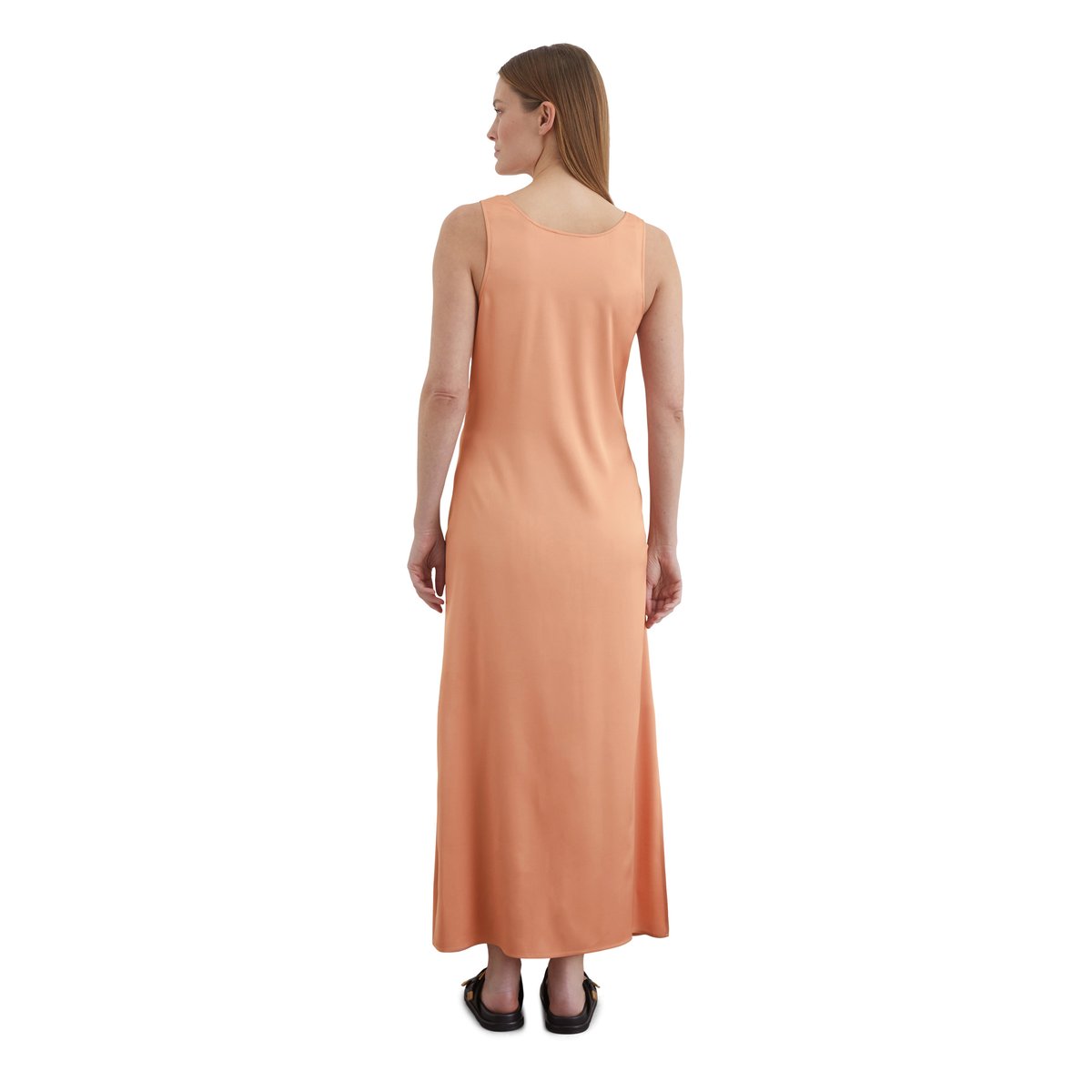 Robe en satin regular en viscose stretch rouge clair, MARC O'POLO