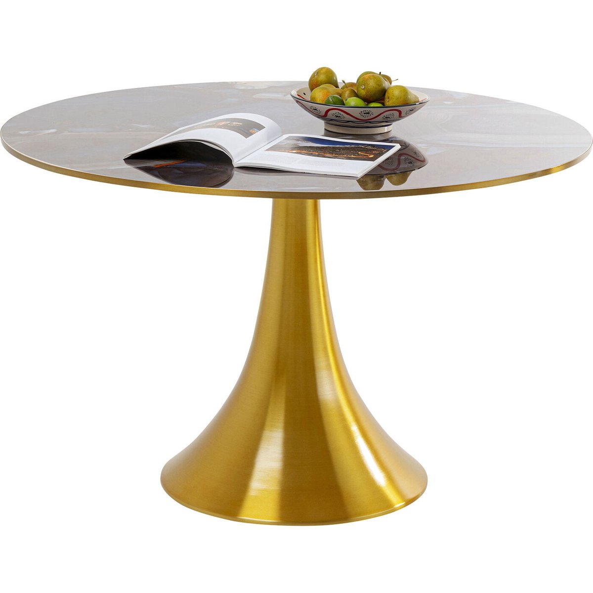 Table ronde effet agate, GRANDE POSSIBILITA multicolore, KARE DESIGN