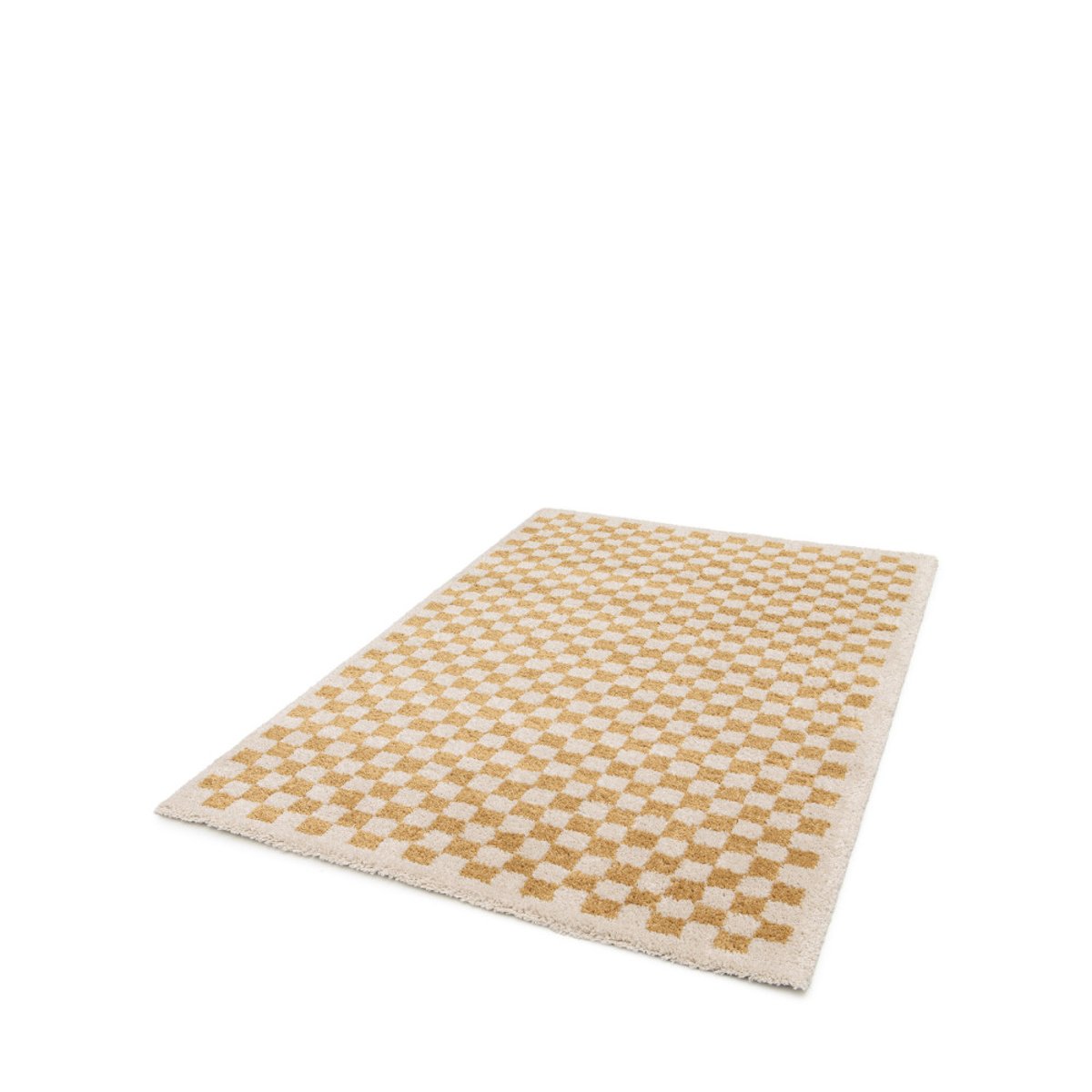 Tapis damiers- LARIA jaune, DRAWER
