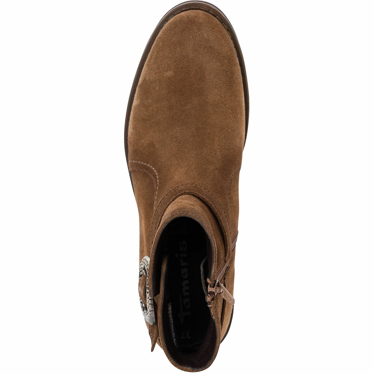 Leather Ankle Boots brown, TAMARIS