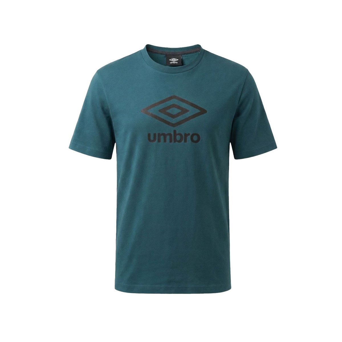 Tee shirt coton 160GSM vert sapin/noir, UMBRO