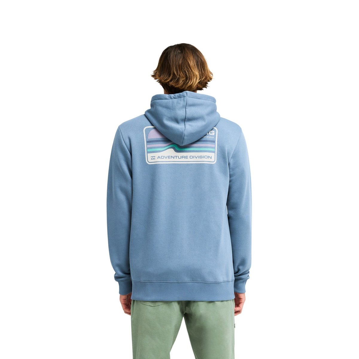 Sweat capuche zippé COMPASS bleu china blue, BILLABONG