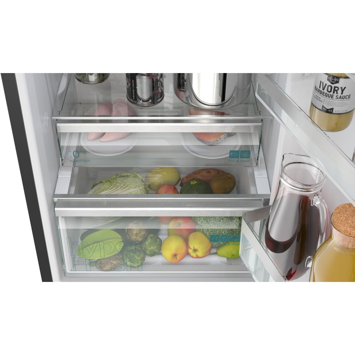 Réfrigérateur combiné KG39NVXCG couleur unique, SIEMENS