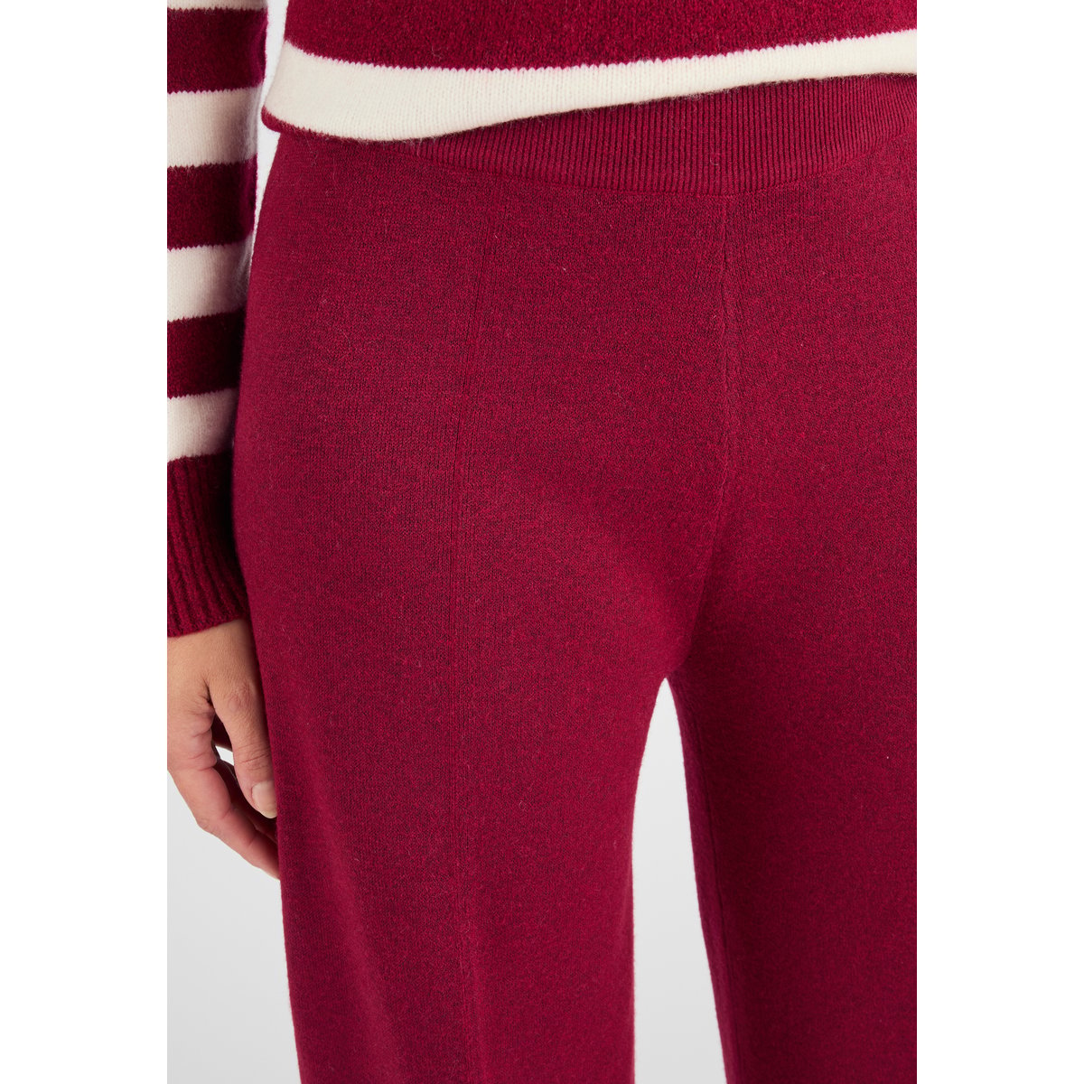 Pantalon maille enfilable Thermolactyl rouge, DAMART