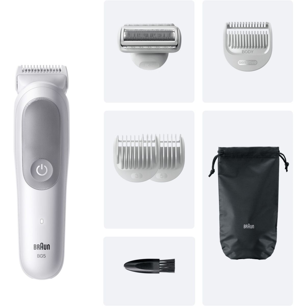 Tondeuse corps BG5550 couleur unique, BRAUN