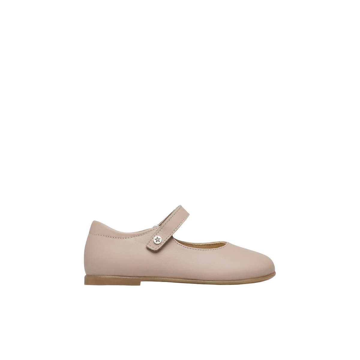 Ballerines en cuir avec scratch DARLING rose antique, NATURINO