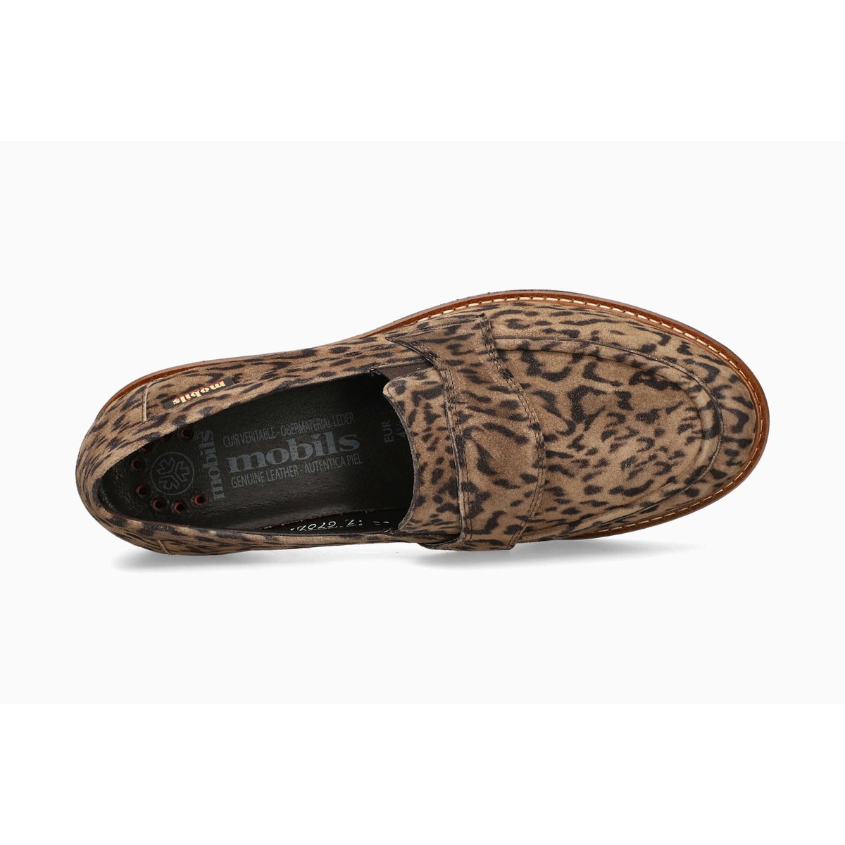 Mocassins en cuir OCEA marron 514, MEPHISTO