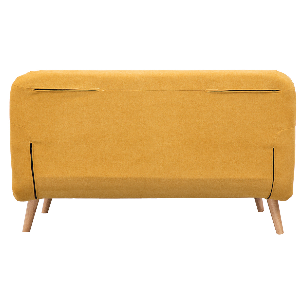Chauffeuse scandinave 2 places convertible AMIKO jaune, MILIBOO