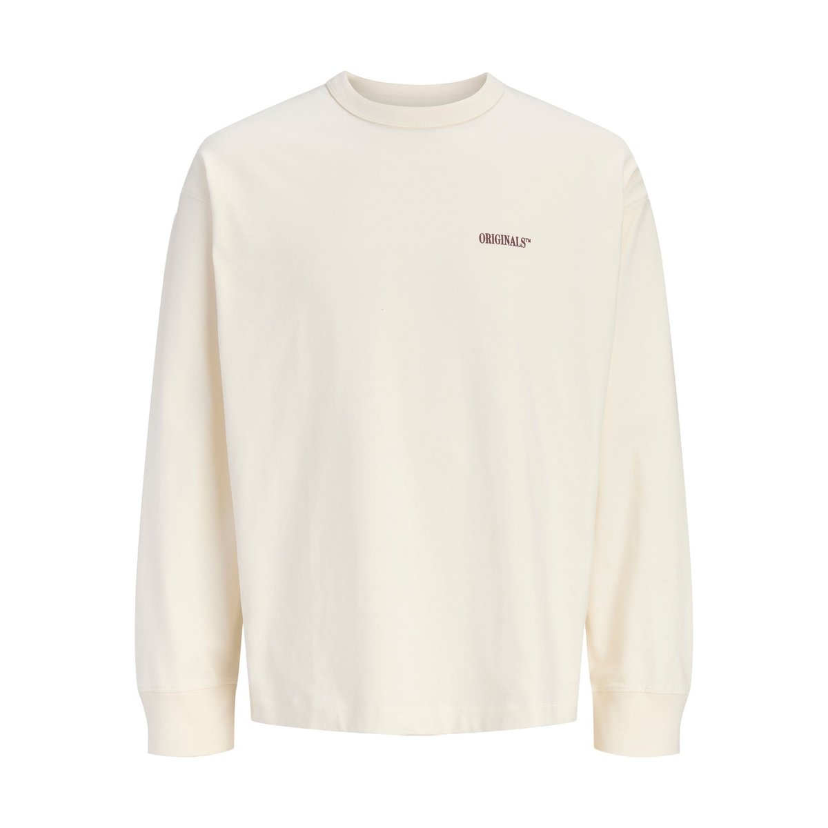T-Shirt À Manches Longues antique white, JACK & JONES