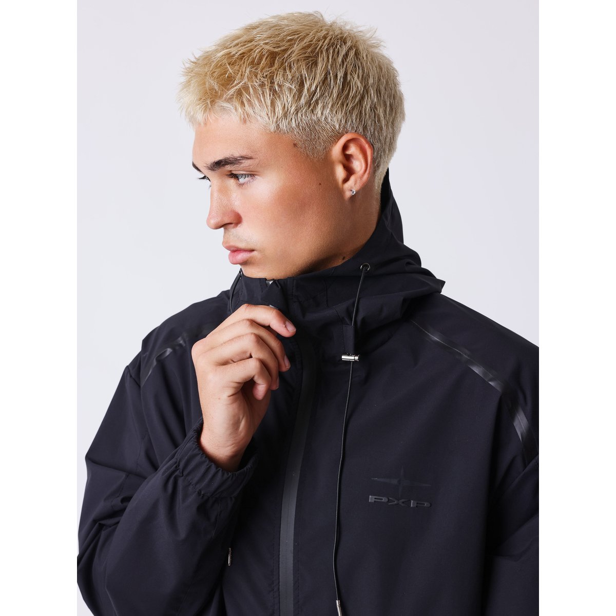 Veste technique à capuche Motion noir, PROJECT X