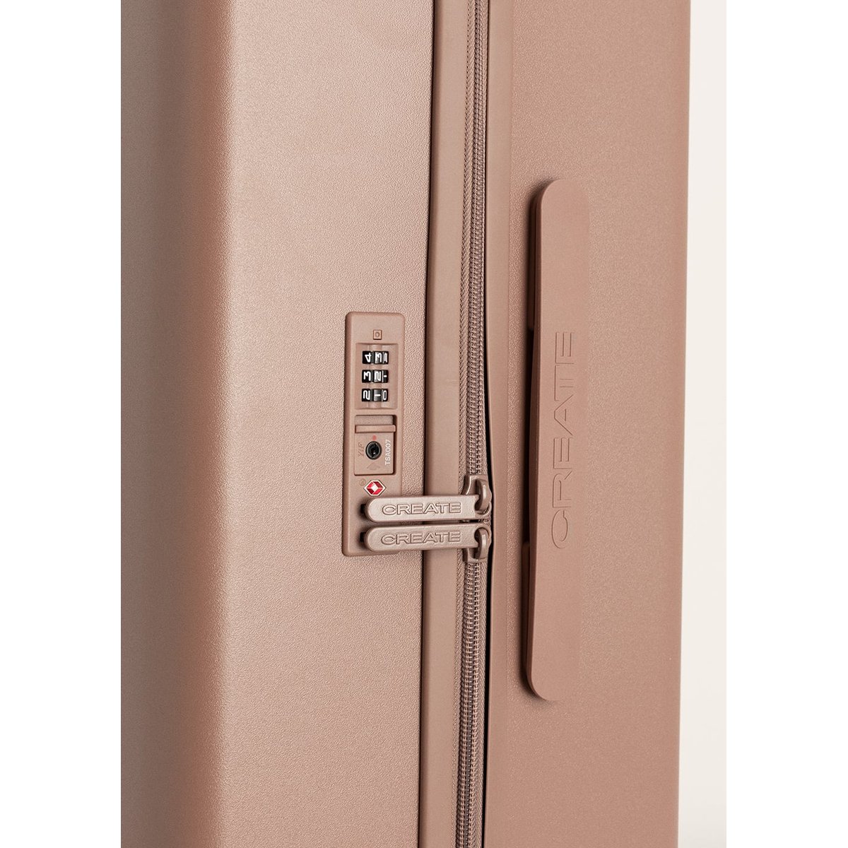 Valise rigide en polycarbonate LUGGAGE STUDIO moka, CREATE